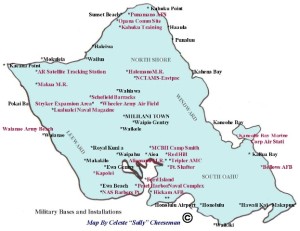 Map Oahu Military Bases